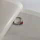 Серебряное кольцо с натуральным рубином 0.756ct, вес изделия 1,71 гр (2127567) - изображение 4