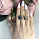 Срібна каблучка з натуральним сапфіром 9.8ct (2068723) - зображення 2