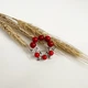 Серебряная брошка с кораллом (2136330) - изображение 3