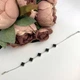 Серебряный браслет с натуральным ониксом, вес изделия 5,52 гр (2094258) - изображение 2