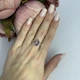Срібна каблучка з натуральним аметистом 1.517ct, вага виробу 3,38 гр (2108870) - зображення 3