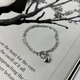 Серебряный браслет с без камней, вес изделия 3,02 гр (2137801) - изображение 2