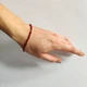 Серебряный браслет с натуральным гранатом 15.61ct, вес изделия 4,41 гр (2126706) - изображение 4