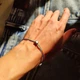 Серебряный браслет с без камней, вес изделия 1,55 гр (2134046) - изображение 4