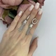Серебряные серьги с фианитами (2102304) - изображение 2