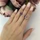 Серебряные серьги с александритом 6.525ct (2106081) - изображение 2