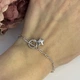 Серебряный браслет с без камней, вес изделия 2,59 гр (2109440) - изображение 3