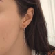 Серебряные серьги без камней (2102519) - изображение 5