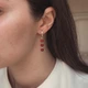Срібні сережки з фіанітами. - зображення 5