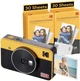 Подарунковий набір Фотокамера миттєвого друку KODAK Mini Shot 2 Retro Yellow + картриджі (68 фото) - зображення 1