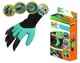 Перчатки садовые Garden Genie Gloves с ногтями Синий - изображение 2