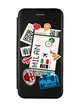 Чехол-книжка с рисунком для Samsung Galaxy A12 Чёрный :: Путешествия. Италия (принт 325) - изображение 1
