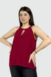Блузка Stradivarius 8555/192/150 бордовая L - изображение 1