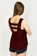 Блузка Zara 7901/241/681 бордовая XS - изображение 5