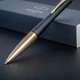 Кулькова ручка Parker URBAN 17 Muted Black GT BP Тризубець на торці 30 035_TR - изображение 9