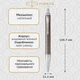 Кулькова ручка Parker IM 17 Premium Dark Espresso Chiselled CT BP 24 332 - зображення 2