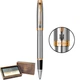 Ручка-ролер Parker IM 17 Brushed Metal GT RB 22 222_TR4 - зображення 1