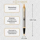Кулькова ручка Parker IM 17 Brushed Metal GT BP 22 232_TR - зображення 2
