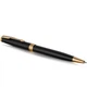 Ручка шариковая Parker Sonnet Black Lacquer GT BP 86 032 - изображение 2