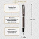 Перова ручка Parker IM 17 Dark Espresso CT FP F 22 311 - зображення 2