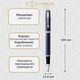Ручка-ролер Parker IM 17 Blue CT RB 22 422 - изображение 2