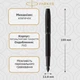 Ручка перова Parker IM 17 Achromatic Black BT FP F 22 911 - зображення 2