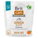 Сухой корм для собак Brit Care Dog Grain-free Senior & Light 1кг, с лососем - изображение 1