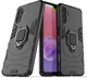 Чохол Iron Ring для Samsung Galaxy A14/A145 протиударний бампер з підставкою Black - зображення 1