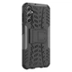 Чехол Armor для Samsung Galaxy A24 / A245 бампер противоударный с подставкой Black - изображение 4