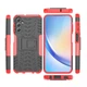 Чехол Armor для Samsung Galaxy A24 / A245 бампер противоударный с подставкой Red - изображение 7