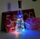 Светодиодная гирлянда пробка для бутылки на батарейках ( в комплекте) Разноцветная - изображение 3