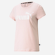 Футболка Puma Ess Logo Tee 586775-36 L Рожева (4063699379709) - зображення 1