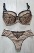 Комплект женского белья Польша PUSH-UP Kinga lingerie de femme F1576 80D бежевый - изображение 1