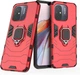 Чехол Iron Ring для Xiaomi Redmi 12C противоударный бампер с подставкой Red - изображение 1