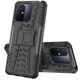 Чохол Armor для Xiaomi Redmi 12C протиударний бампер з підставкою Black - зображення 7