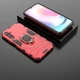 Чохол Iron Ring для Samsung Galaxy A24/A245 протиударний бампер з підставкою Red - зображення 3
