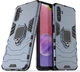Чехол Iron Ring для Samsung Galaxy A14 / A145 противоударный бампер с подставкой Navy-Blue - изображение 1