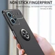 Чехол TPU Ring для Xiaomi Redmi Note 12 бампер противоударный с кольцом Black - изображение 4
