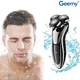 Електробритва чоловіча Geemy GM-7719 суха роторна бритва для обличчя (1010113-Black) - зображення 1