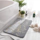 Нескользящий коврик для ванной комнаты Bathlux с мраморным узором 40х60 см Серый - изображение 1