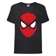 Футболка детская Марвел (Marvel & DC) черная (spiderman-black) 140 см - изображение 1