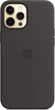 Панель Apple MagSafe Silicone Case для Apple iPhone 12 Pro Max Black (MHLG3) - зображення 2
