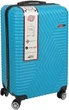 Чемодан на 4-х колесиках G&D Polo Suitcase Model 600 размер M 45 x 30 x 67 см Бирюзовый - изображение 4
