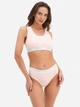 Спортивный бюстгальтер Apriori Sport Фламинго AU-0310012 XS Светло-розовый (ROZ6400038988) - изображение 1