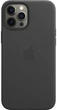 Etui Apple MagSafe Leather Case do Apple iPhone 12 Pro Max Black (MHKM3) - obraz 3