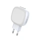 Адаптер сетевой LDNIO Lightning Cable A3510Q |2USB/1Type-C, QC/PD, 3A/28.5W| белый - изображение 4
