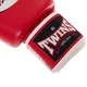 Перчатки боксерские кожаные TWINS VELCRO BGVL13 (размер 12 oz, Красный-белый) - изображение 3