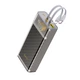 Повербанк Hoco J104A (20000mAh / Out: 2USB 22,5W QC3.0, Type-C 20W PD / In: Type-C 18W PD, cable Lightning, cable Type-C ) с LED Дисплеем, Cерый - изображение 2