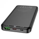 Повербанк Hoco J87 (10000 mAh / Out: USB 18W QC3.0, Type-C 20W PD / In: Type-C 18W, micro 18W) с LED индикатором, черный - изображение 3
