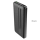 Повербанк Borofone BJ9 Uranus (10000mAh / Out: USB-A 18W QC3.0, Type-C 18W PD, USB-A 5V/2A / In: Type-C 18W, micro 18W) з LED індикатором, чорний - зображення 3